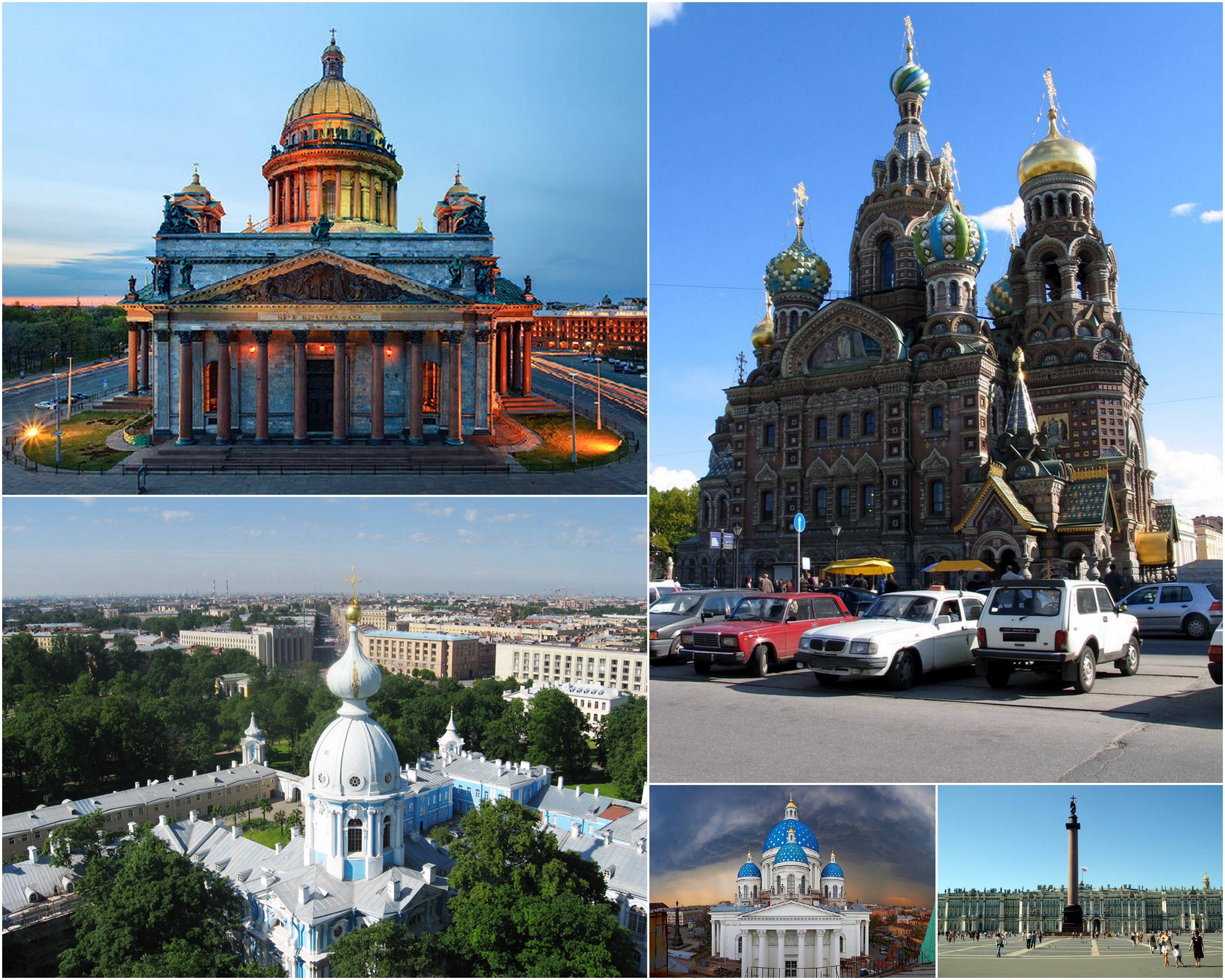 Храмы и соборы Санкт-Петербурга коллаж